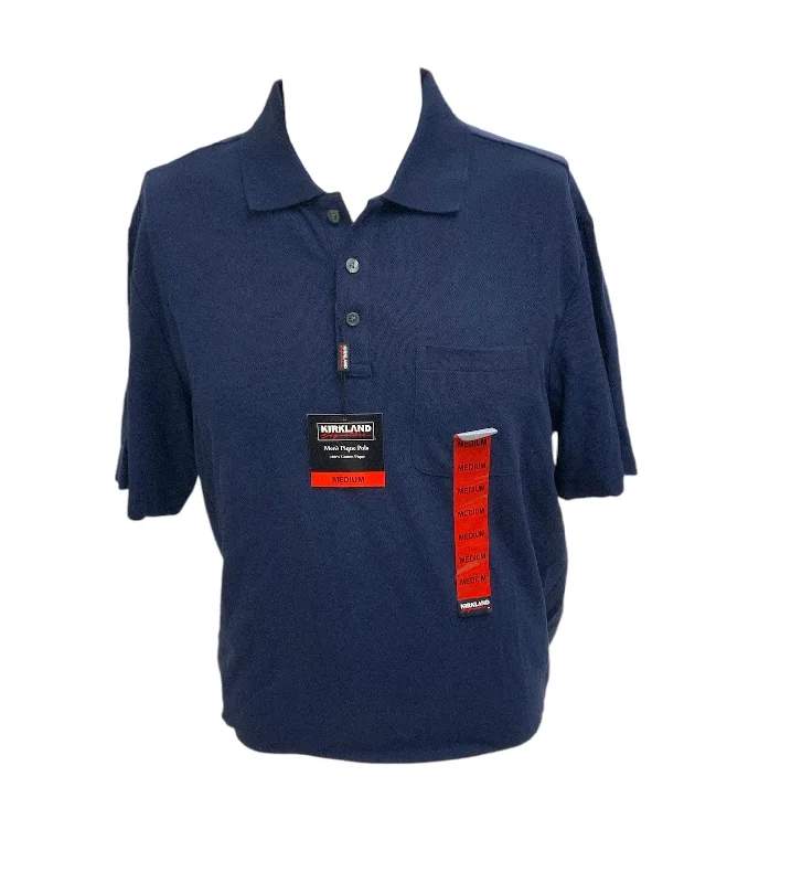 NWT Kirkland Men's Polo Navy M