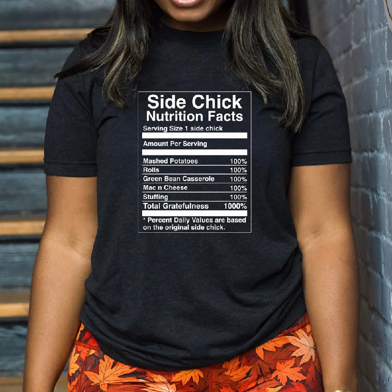 Side Chick Nutrition Facts Shirt Unisex