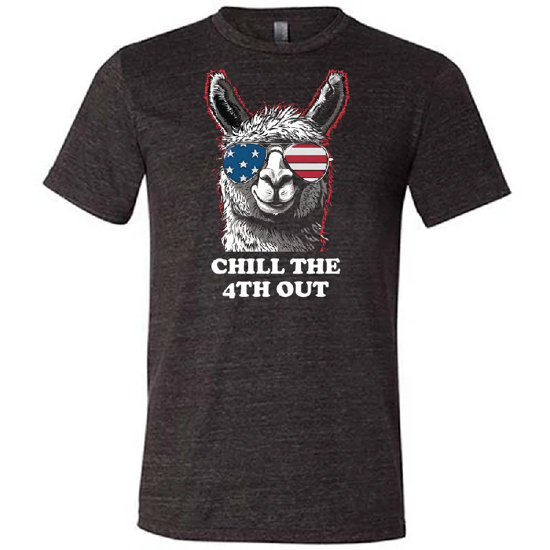 Chill The 4th Out Llama Shirt Unisex