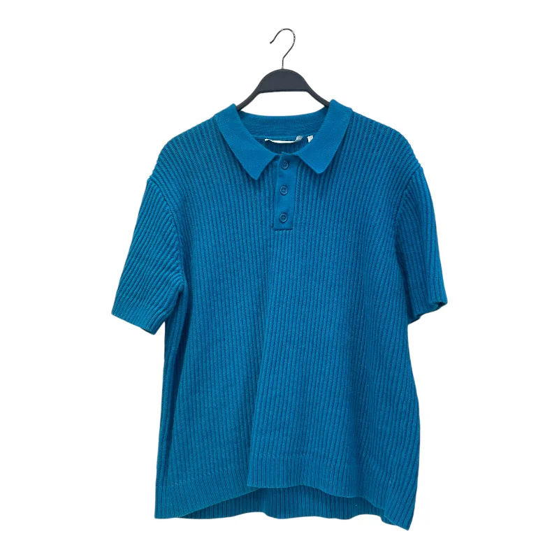 Helmut Lang/Polo Shirt/L/Cotton/BLU/