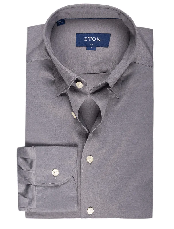 Slim Fit Jersey Shirt Grey