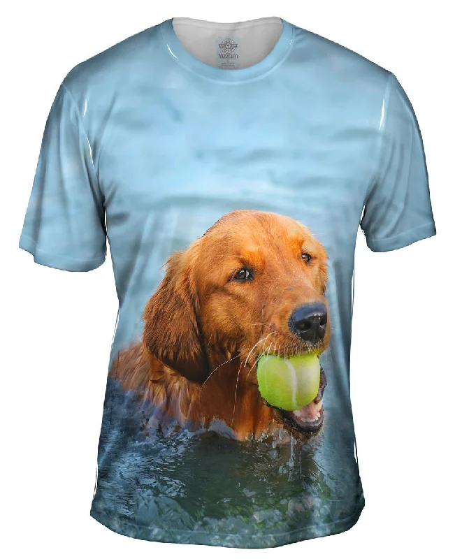 Golden Lab Waterplay