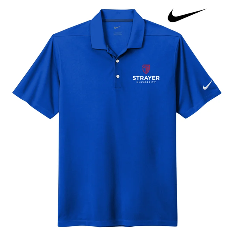 NEW STRAYER Nike Dri-FIT Micro Pique 2.0 Polo - Game Royal