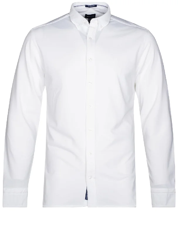 Tech Prep Regular Pique Button-down White