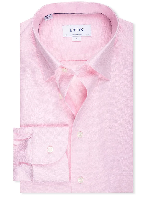 Contemporary Pique Fit Shirt Pink