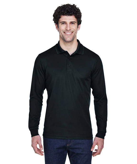 88192 - Core 365 Mens Pinnacle Performance Long-Sleeve Piqué Polo Shirt