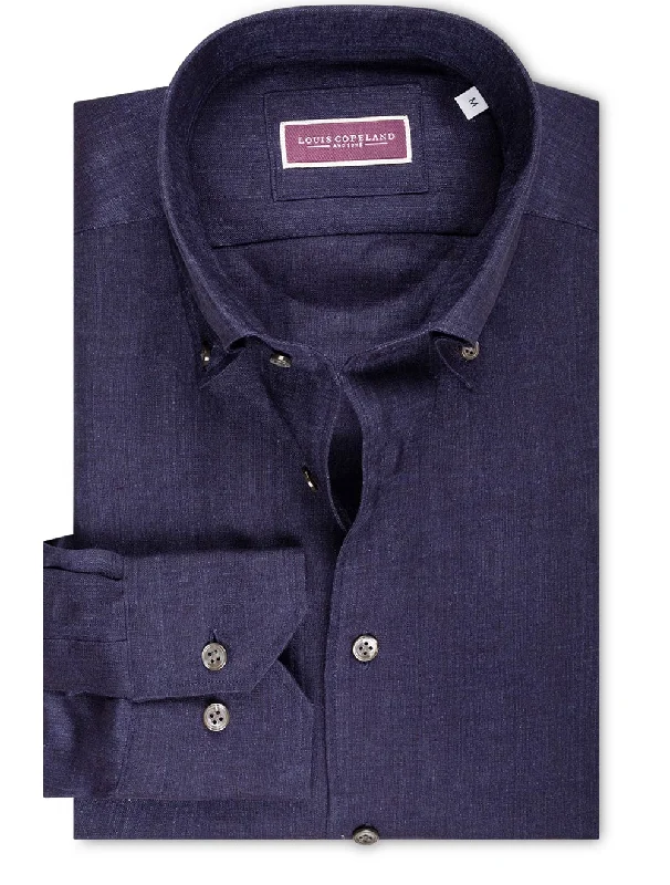 Arizona Linen Shirt Navy