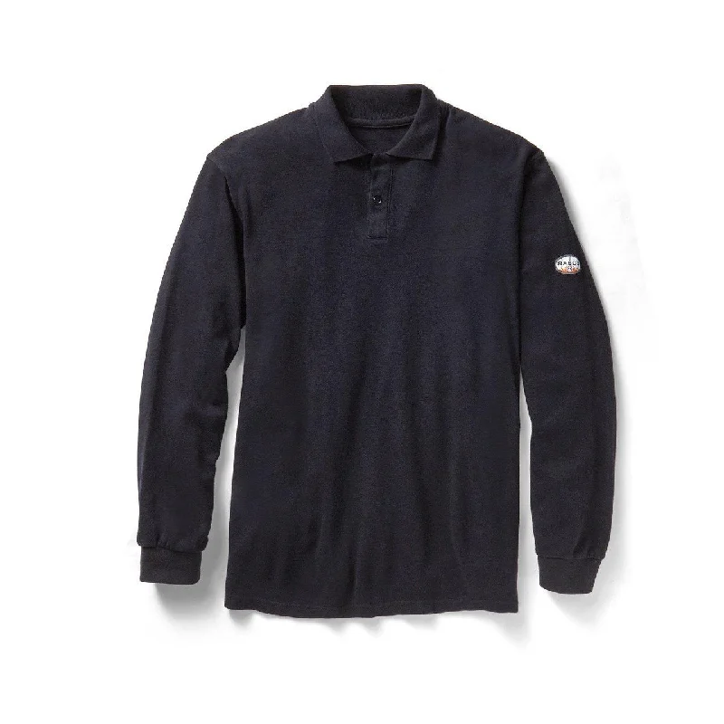 Rasco FR M-NLS320 Navy Long Sleeve Polo