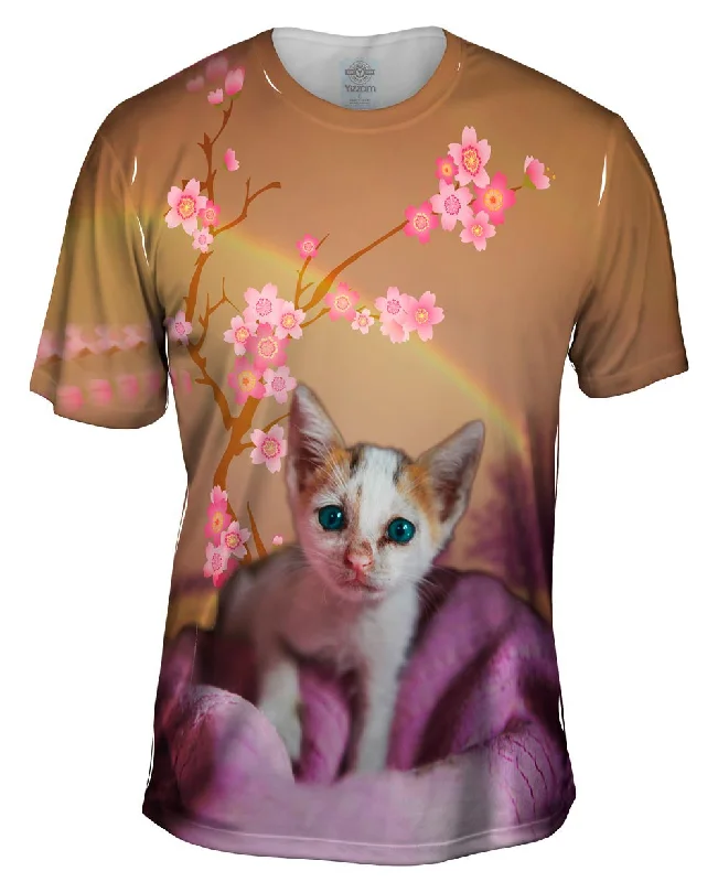 Cherry Blossom Kitten