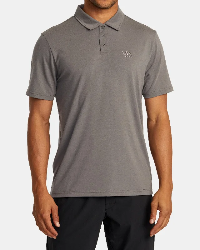 Balance Short Sleeve Polo Tee - Graphite