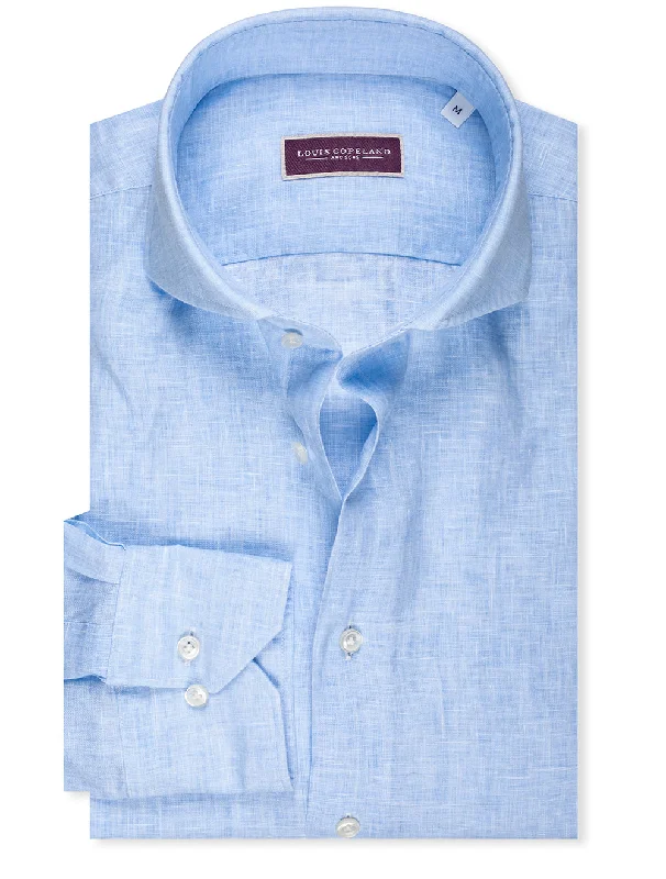 Beach Boys Linen Shirt Blue