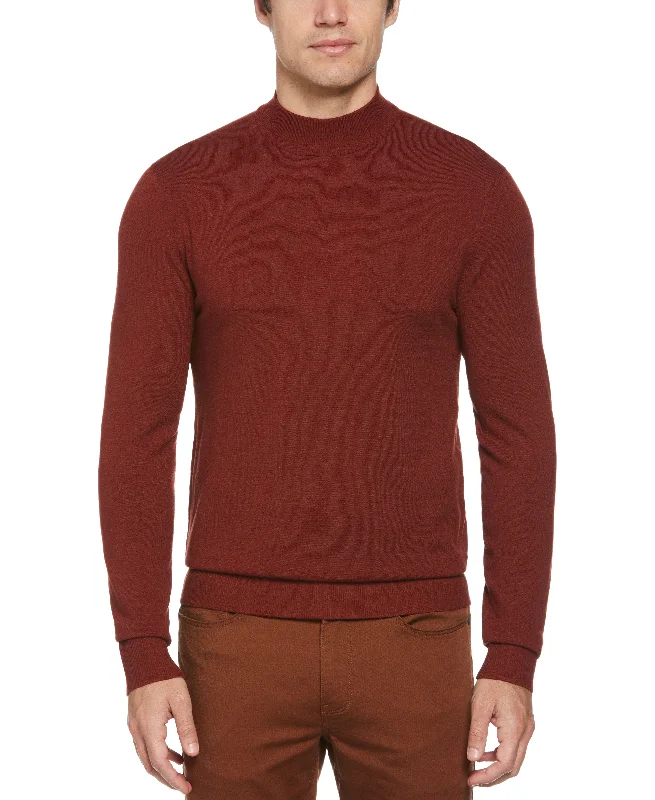 Tech Knit Mock Neck Pullover Sweater