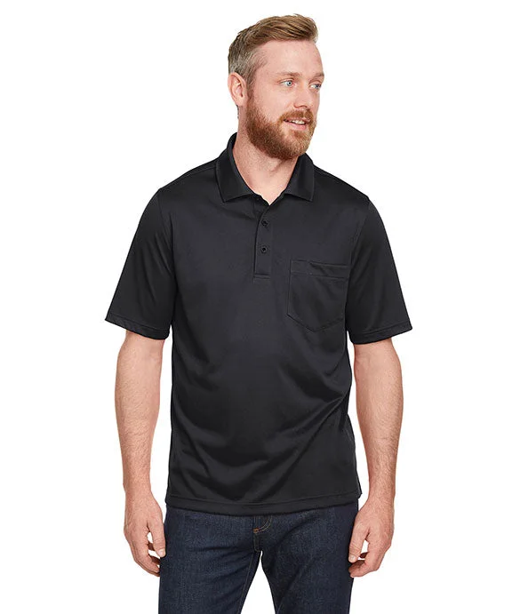 M348P - Harriton Mens Advantage Snag Protection Plus IL Pocket Polo Shirt