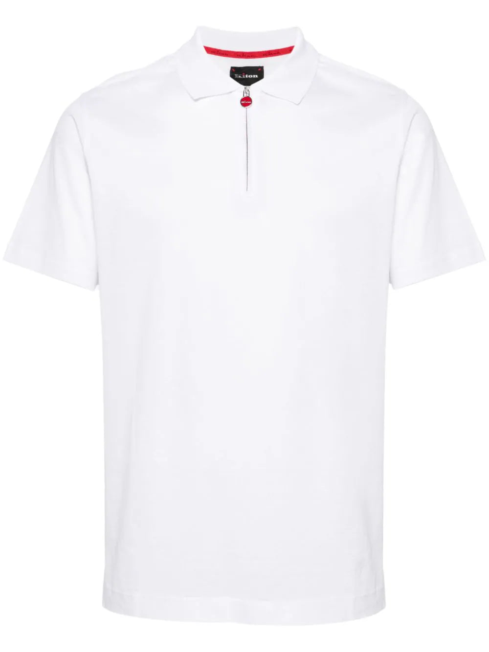 Zip-Fastening Cotton Polo Shirt