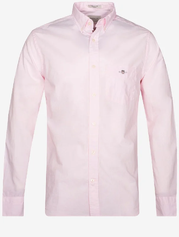 Regular Poplin Shirt Light Pink