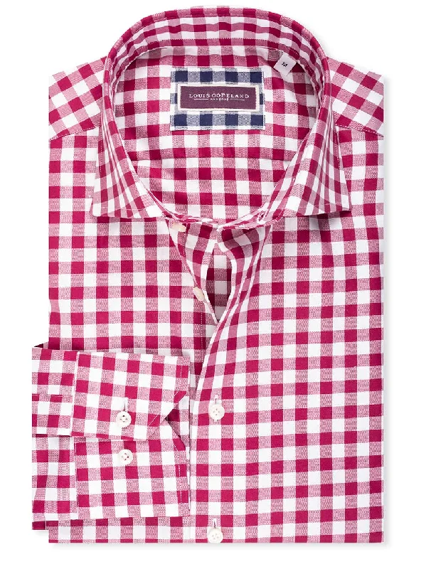 Check Shirt-Fuschia