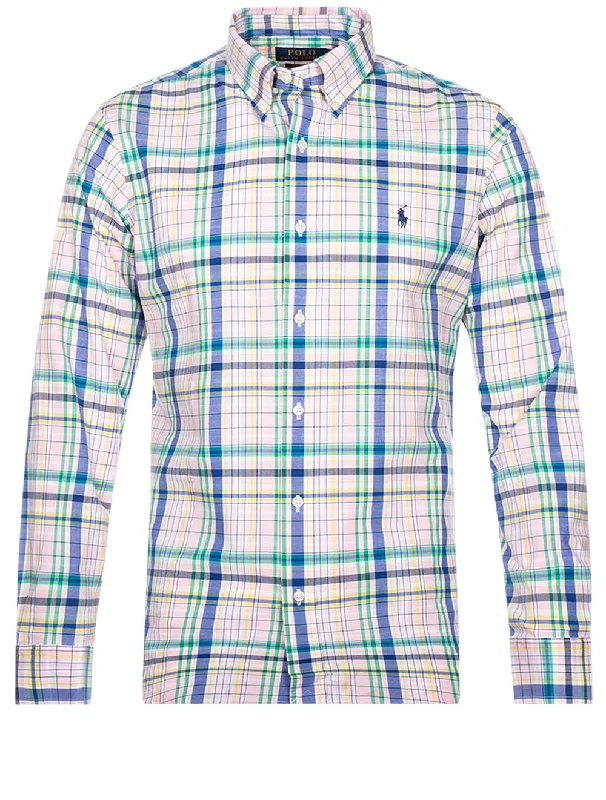 Poplin Long Sleeve Sport Shirt Multi