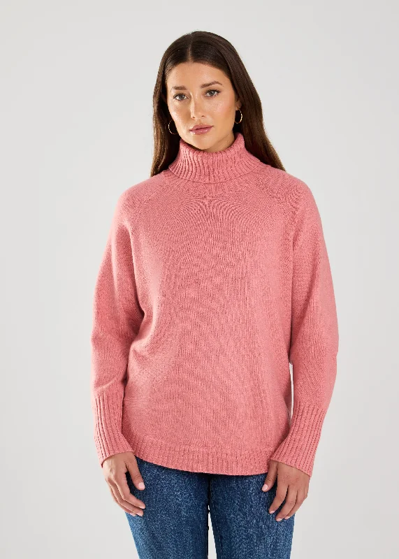 FDJ Long Sleeve Cowl Neck Sweater