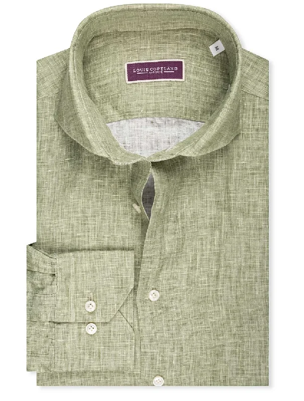 Beach Boys Linen Shirt Green