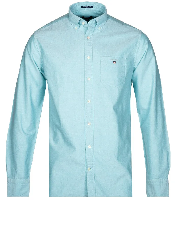 Regular Fit Oxford Shirt Aqua Green