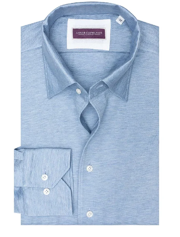 Jersey Merrion Shirt Blue