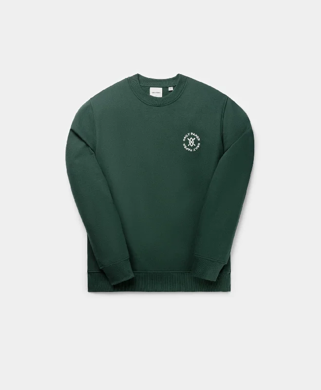 Pine Green Circle Sweater