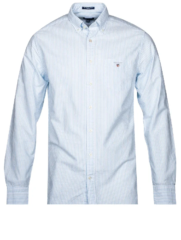 Regular Fit Banker Oxford Shirt Capri Blue