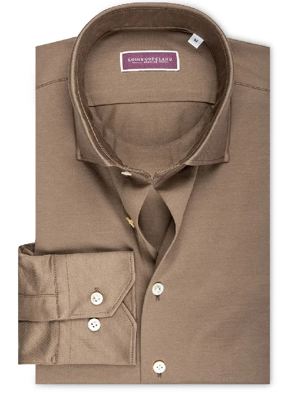 Oregan Jersey Shirt Brown