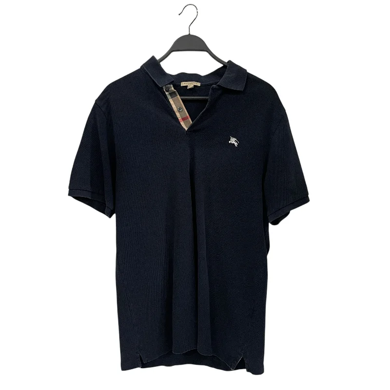 BURBERRY BRIT/Polo Shirt/L/Cotton/NVY/Polo Shirt