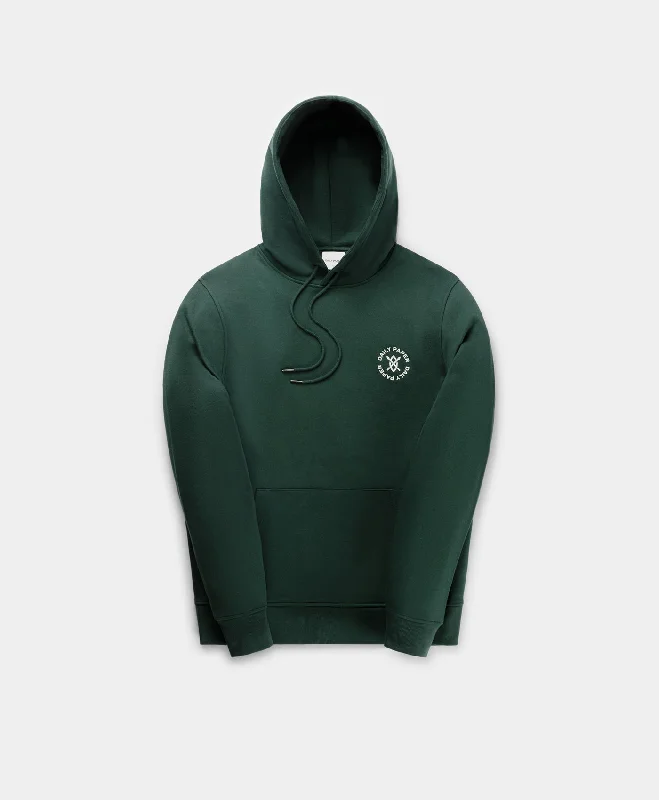 Pine Green Circle Hoodie