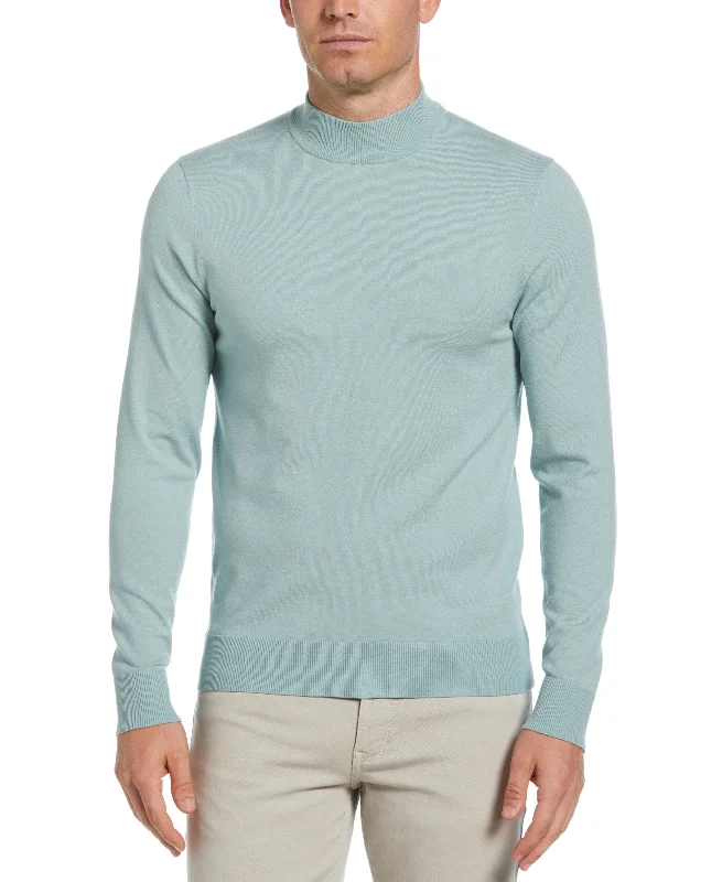 Tech Knit Mock Neck Pullover Sweater