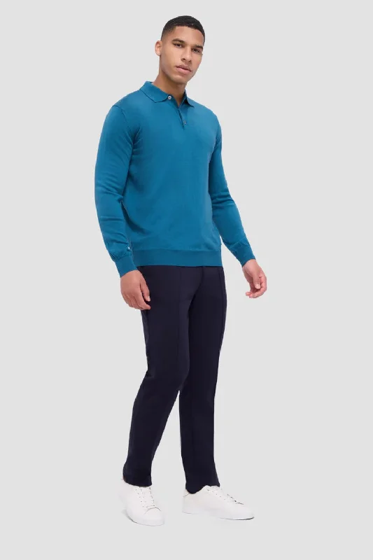 Bugatchi Super Merino Solid Polo Sweater