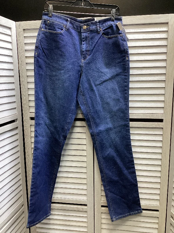 Jeans Boot Cut By Christopher And Banks In Blue Denim, Size: 8