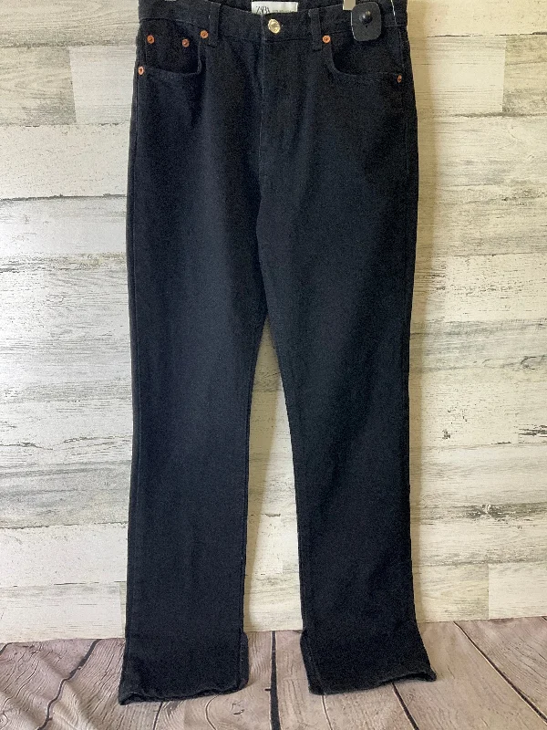 Jeans Boot Cut By Zara In Black, Size: 6