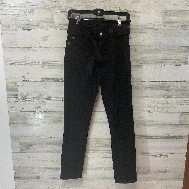 Jeans Skinny By 7 For All Mankind In Black Denim, Size: 4