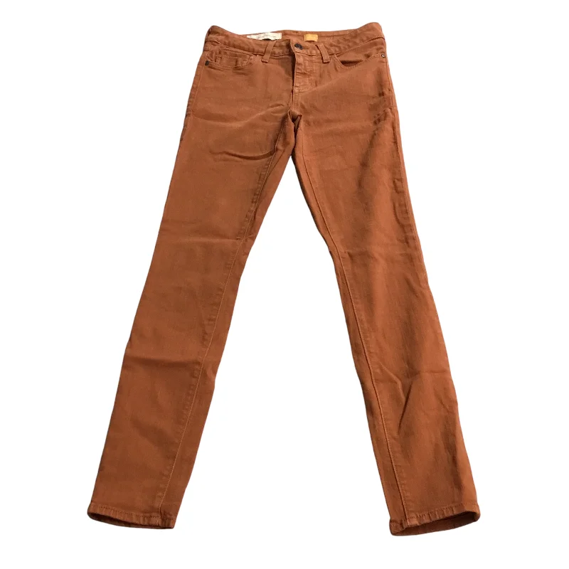 Jeans Skinny By Pilcro In Brown, Size: 0