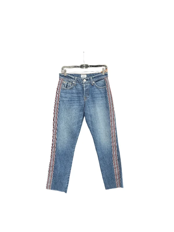 Jeans Straight By Hudson In Blue Denim, Size: 0