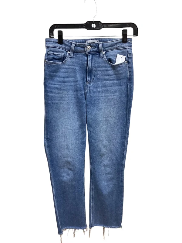 Jeans Straight By Paige In Blue Denim, Size: 0