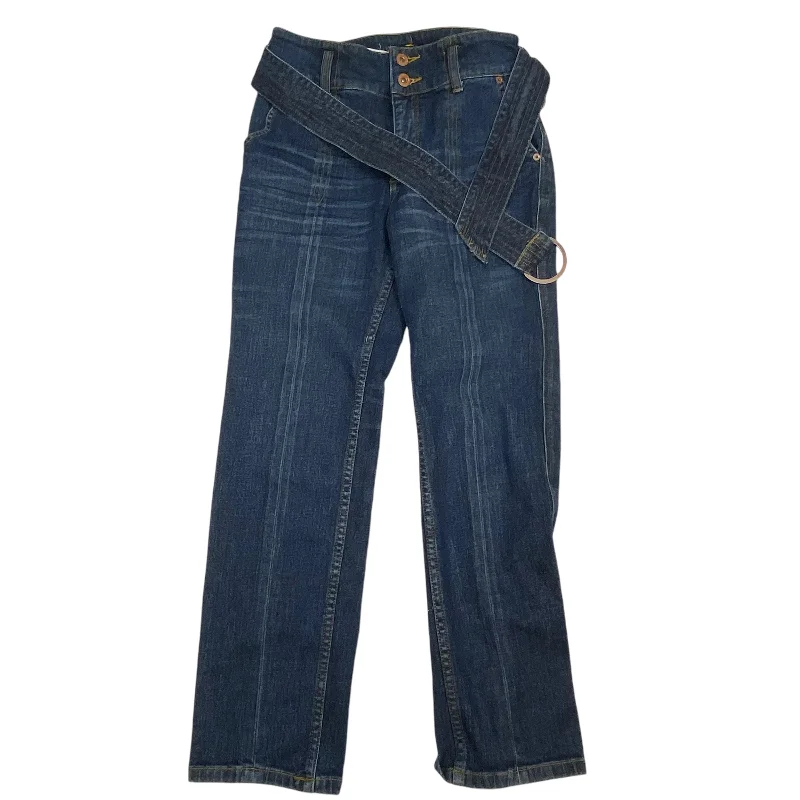 Jeans Straight By Pilcro In Blue Denim, Size: 2