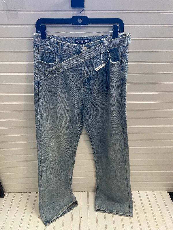 Jeans Straight By The Kript In Blue Denim, Size: Xl