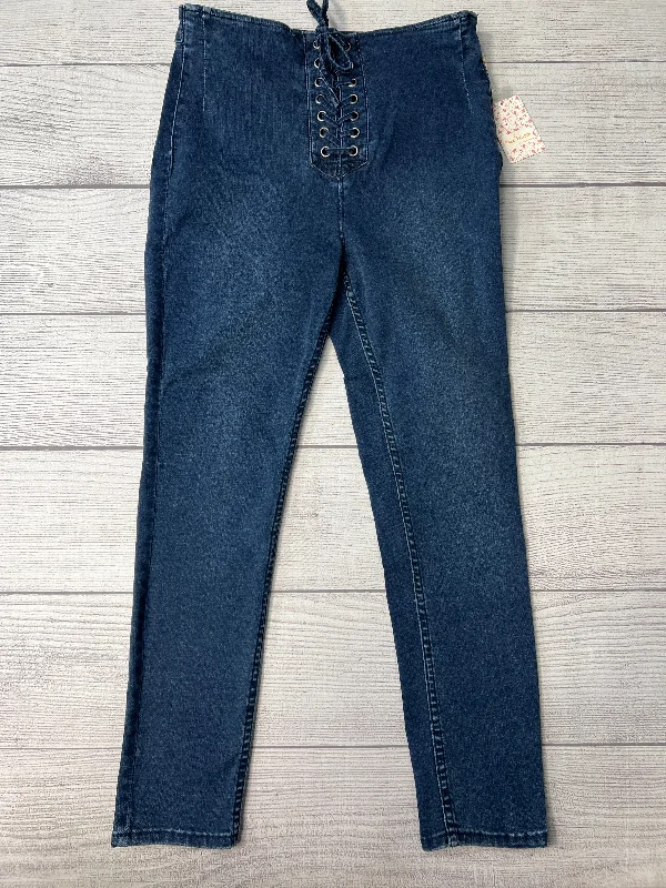 New! Jeans Skinny By Free People In Blue, Size: 12